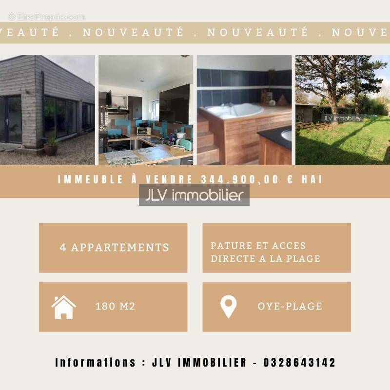 Appartement à OYE-PLAGE