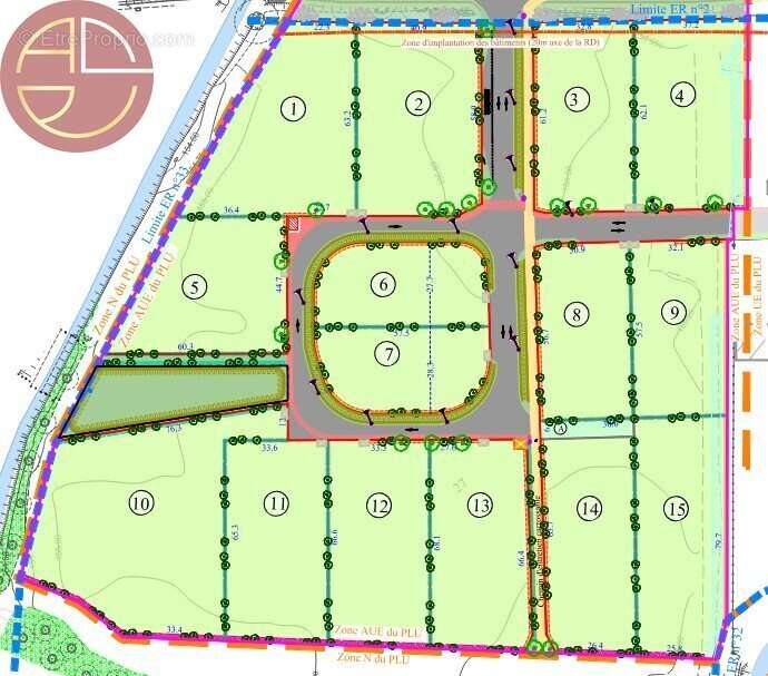 Terrain à VILLENEUVE-TOLOSANE