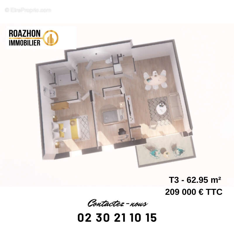 Appartement à BAIN-DE-BRETAGNE