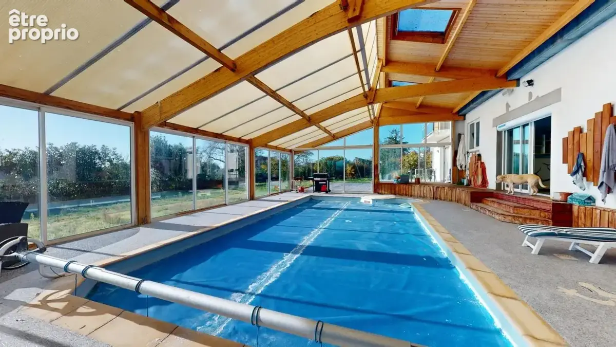 Maison 5 chambres + piscine couverte + atelier pro + jardin - photo 8