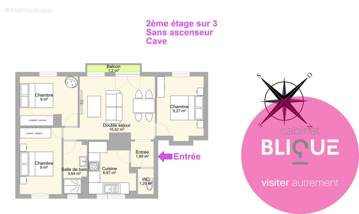 Appartement à VANDOEUVRE-LES-NANCY