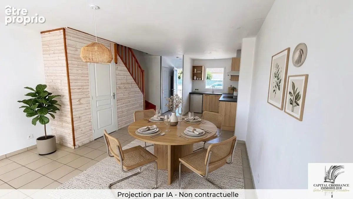 Maison T3 bis duplex avec jardin - LA TESTE DE BUCH - photo 4