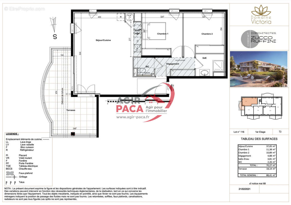 Appartement à PUGET-SUR-ARGENS