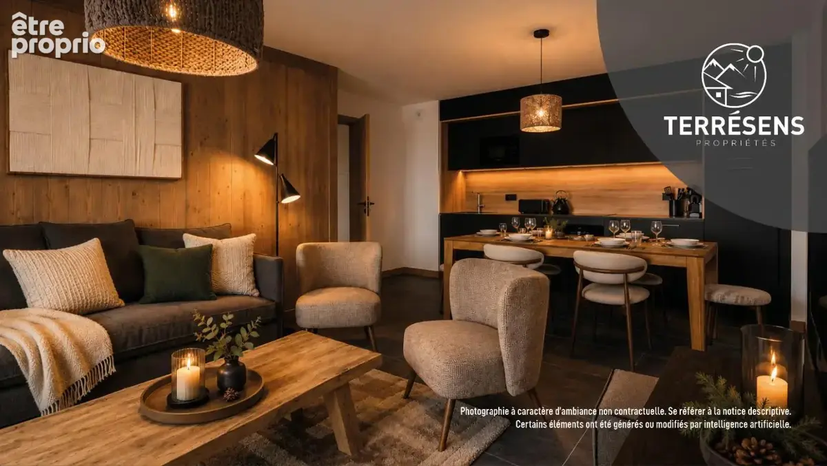 Appartement t3 cabine - résidence le caprice blanc à la toussuire - photo 5