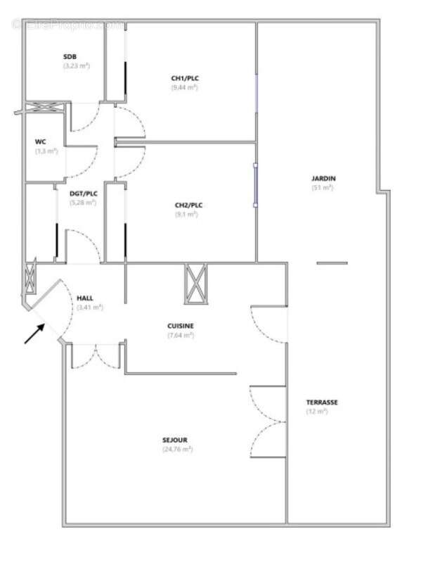 Appartement à MARSEILLE-14E