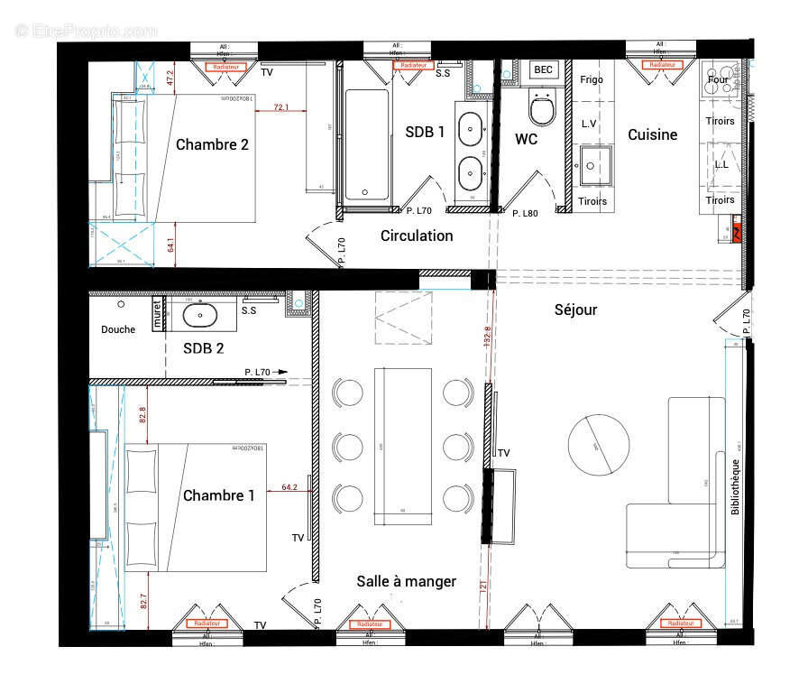 Appartement à PARIS-11E