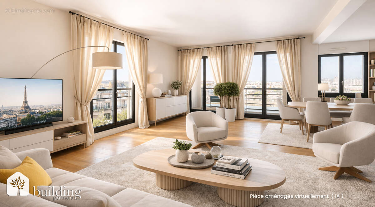Georges Pompidou - Appartement aux derniers étages - 5 pièces de 111,48 m² + 13,27m² d'extérieurs - photo 6