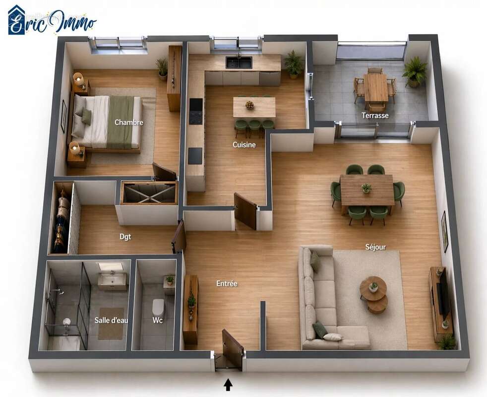 Appartement à VALLAURIS