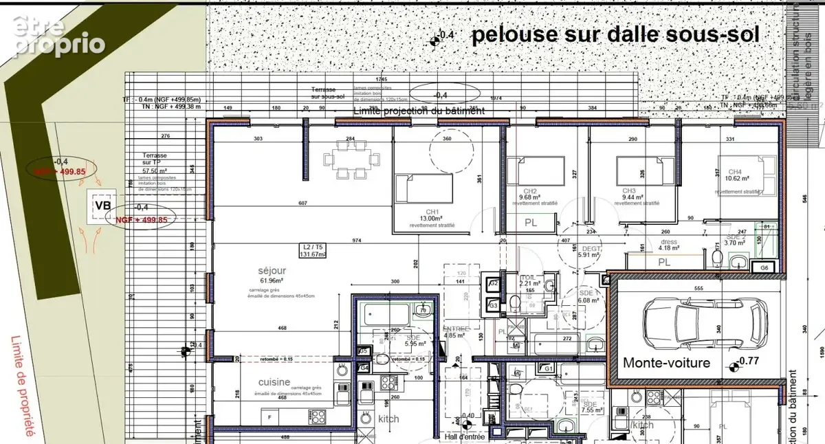 Appartement Vetraz Monthoux 5 pièce(s) 131 m2 + Terrasse + Jardin - photo 2