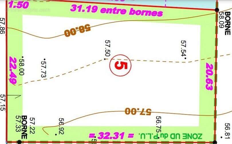 Terrain 700 m² à Salies-De-Bearn  - photo 3