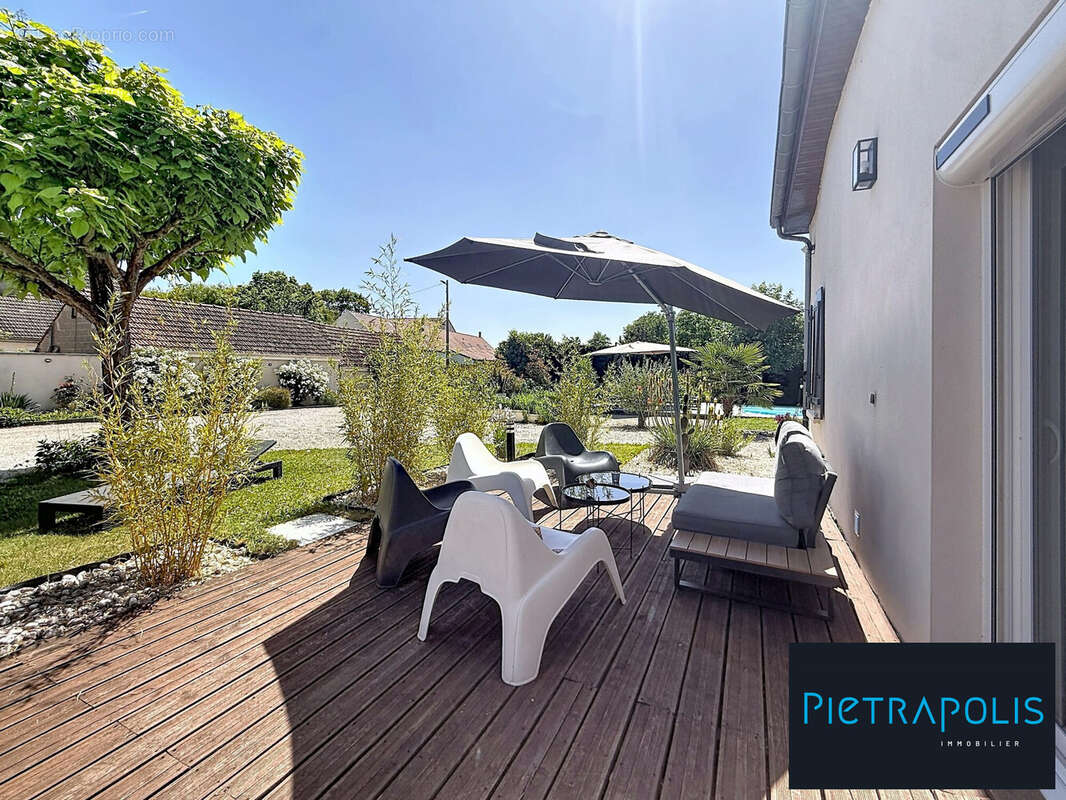 2eme terrasse - Maison à PLUVET