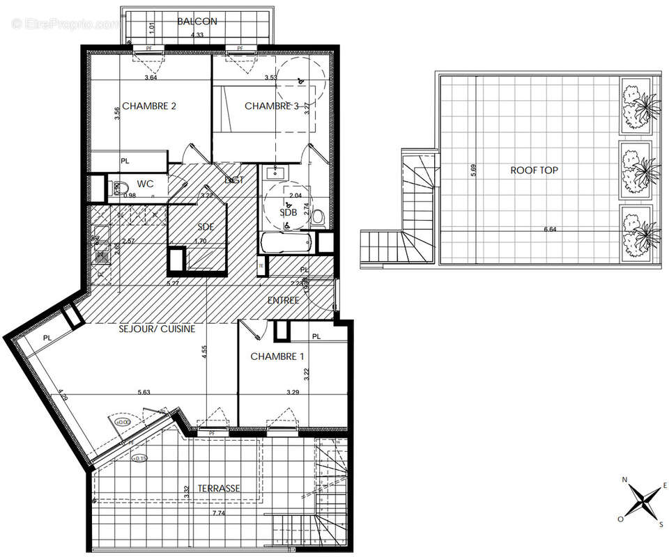 Appartement T4 - Nîmes - photo 3