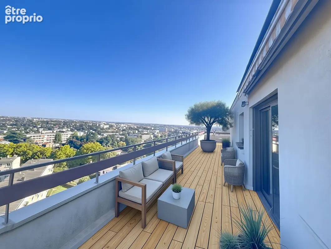 Appartement T4 en rooftop avec terrasse de 76 m² à Fontenay-aux-Roses - photo 3