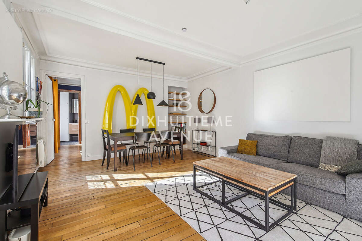 Rue Championnet - 49m² - photo 2