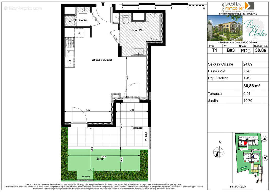 Appartement à GENAY
