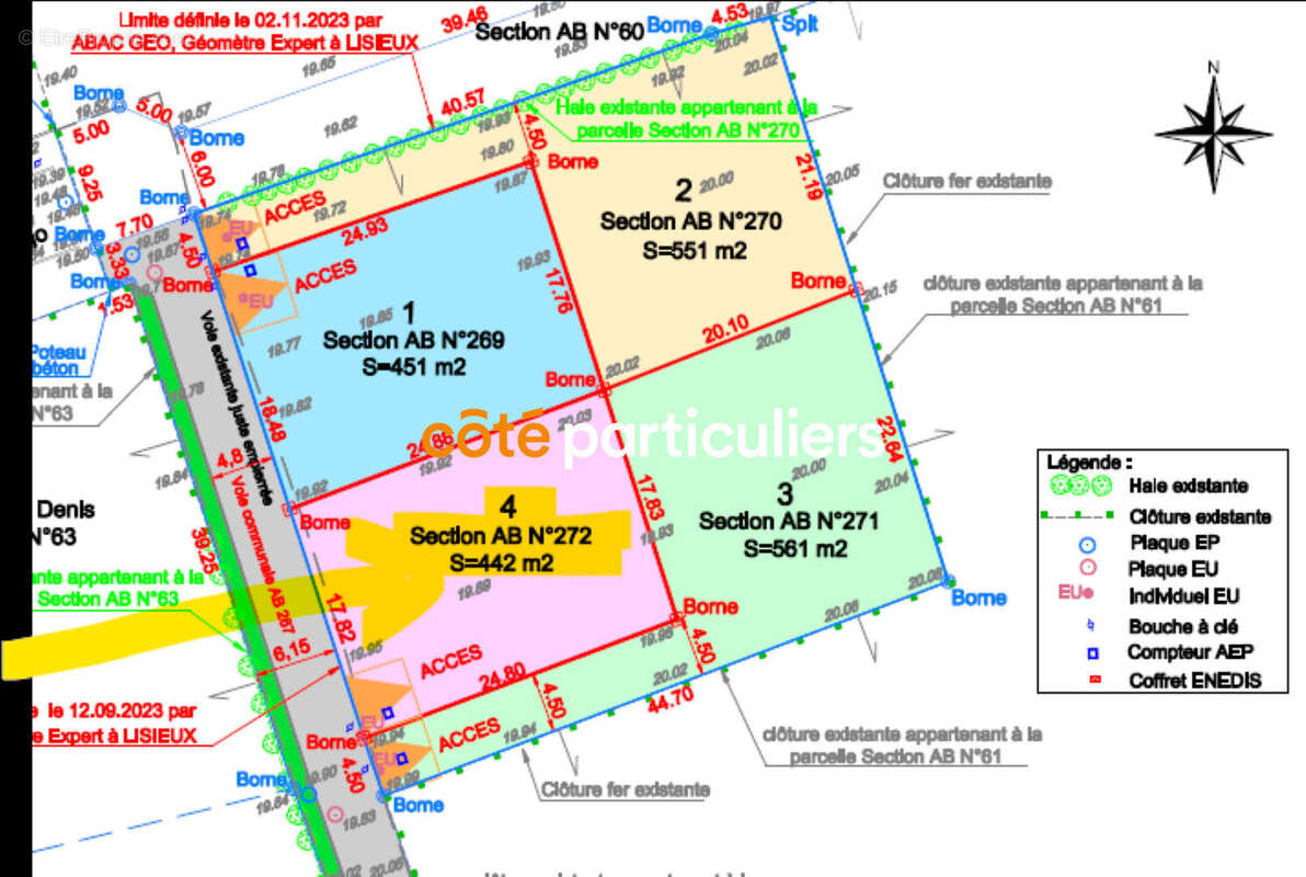 Terrain à MEZIDON-CANON