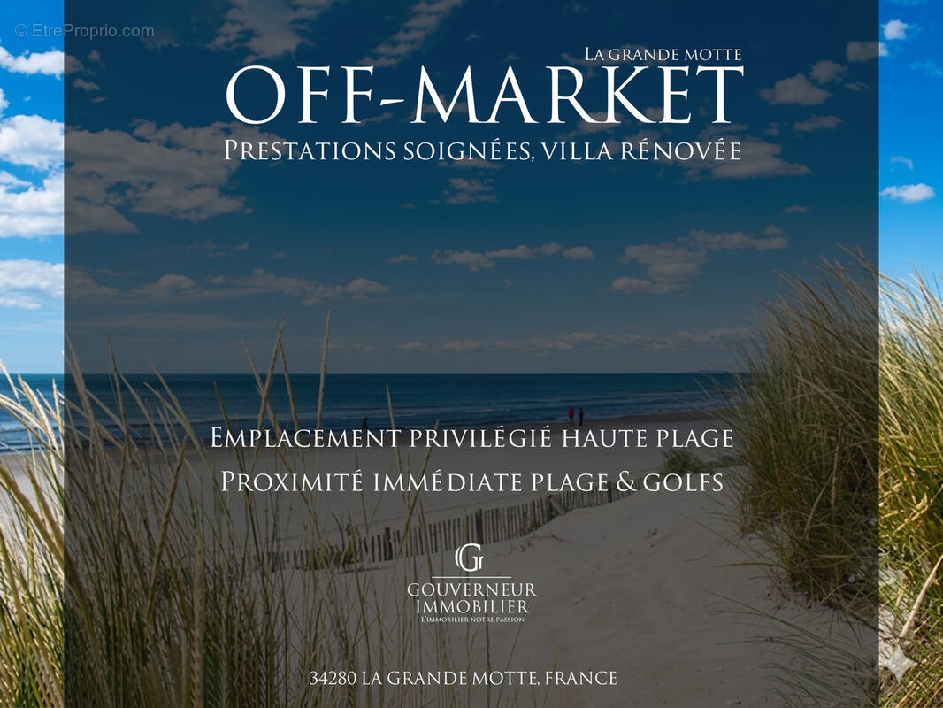 Maison à LA GRANDE-MOTTE