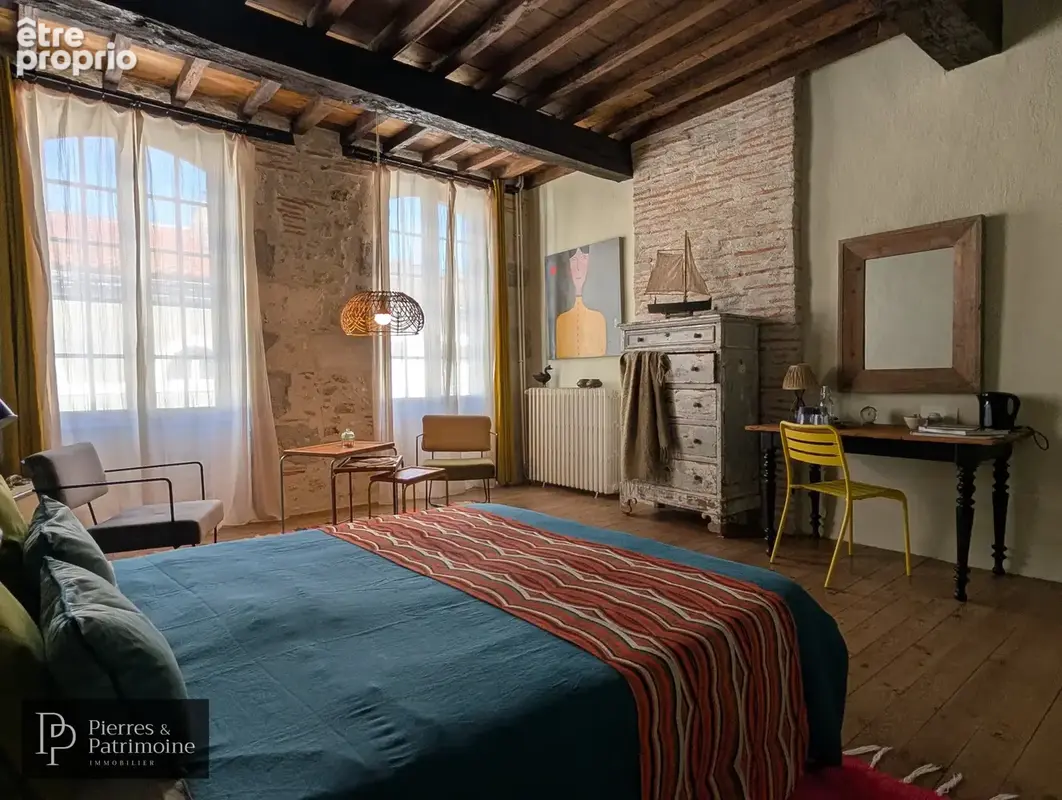 Belle propriété de ville en pierre avec jardin, piscine et potentiel proche CASTELJALOUX - photo 33
