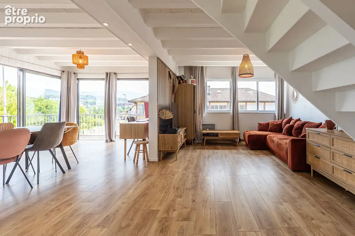 Agence immobiliere laforet - exclusivite - "cactus" - annecy - secteur meythet - appartement duplex t4 de 119.72m² - balcon - photo 8