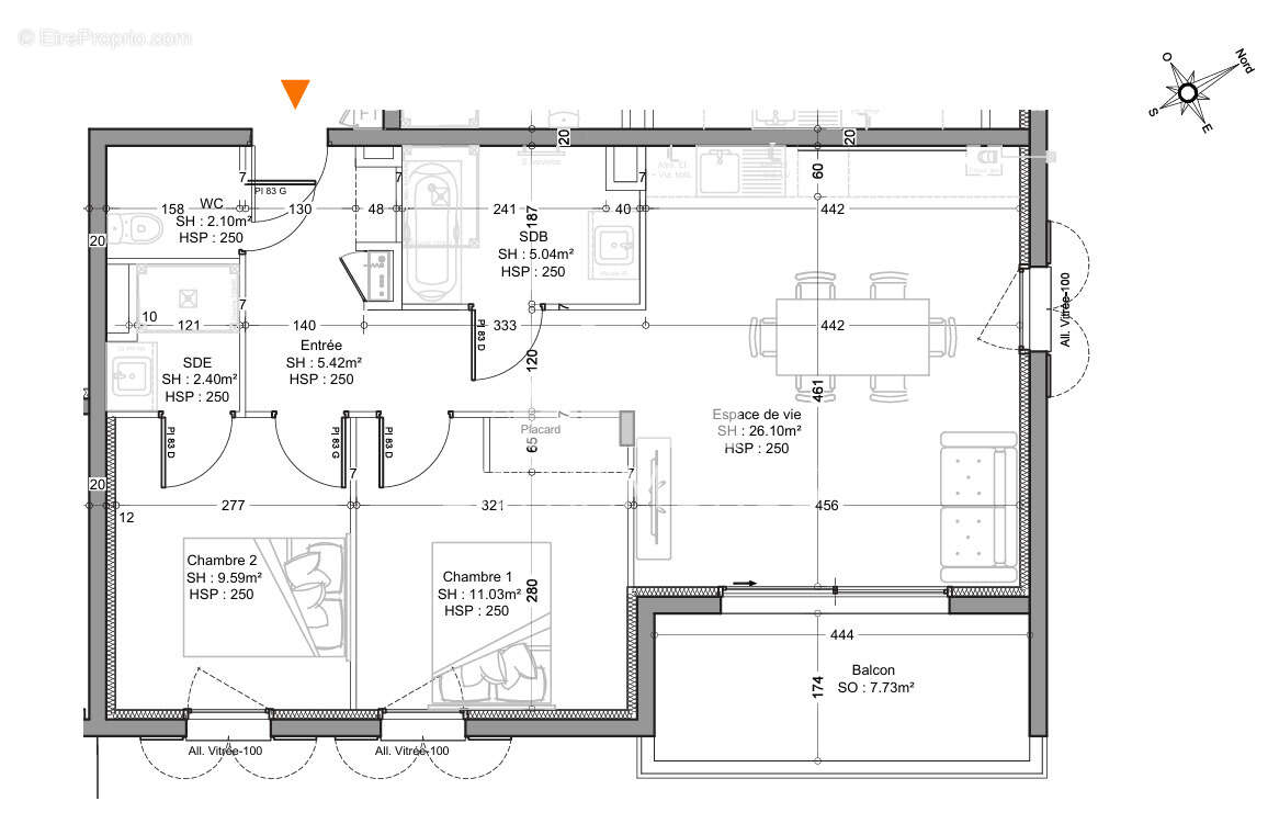 Appartement à L'ARBRESLE