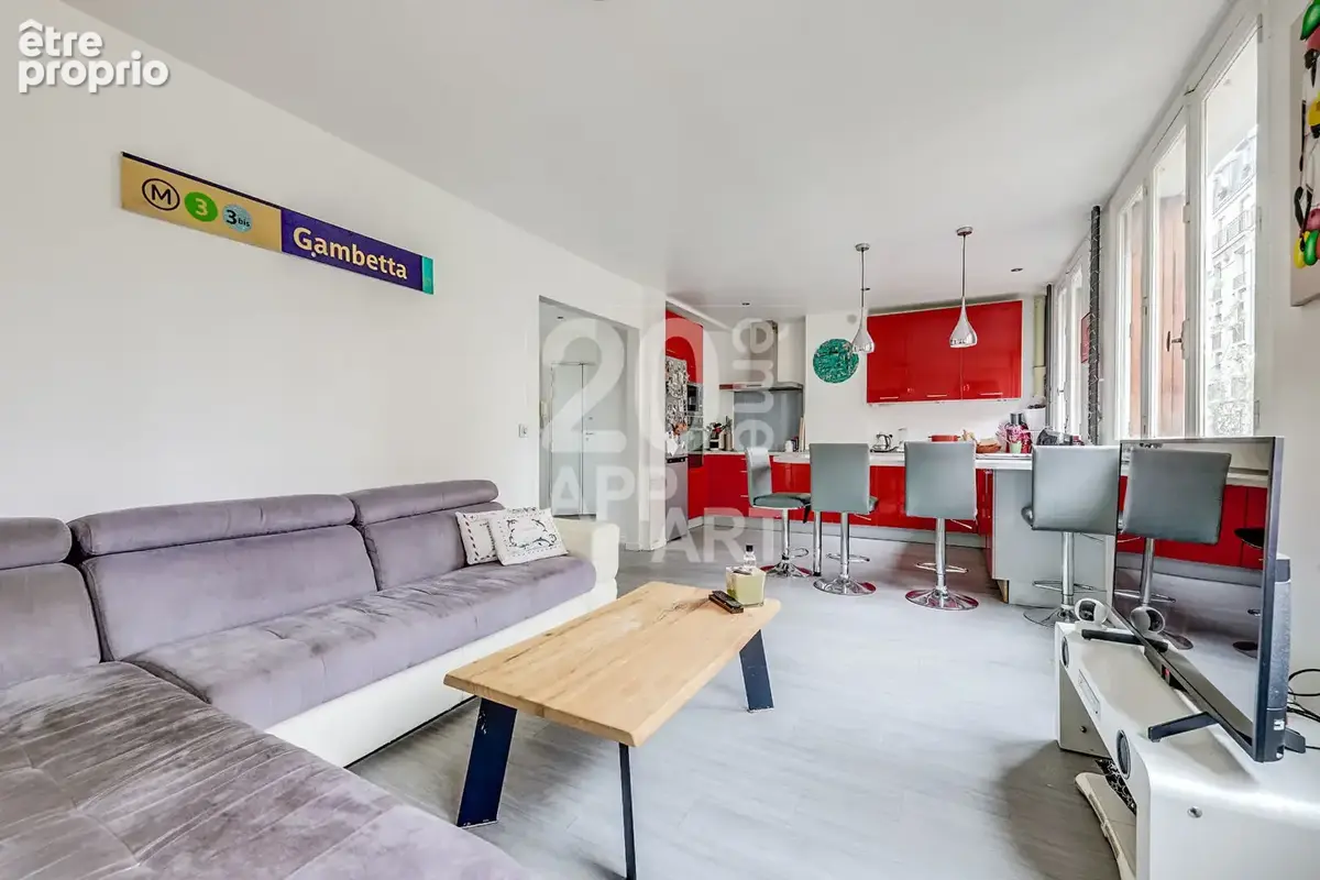 À deux pas de la Place Gambetta, charmant 2 pièces de 50 m² - photo 2