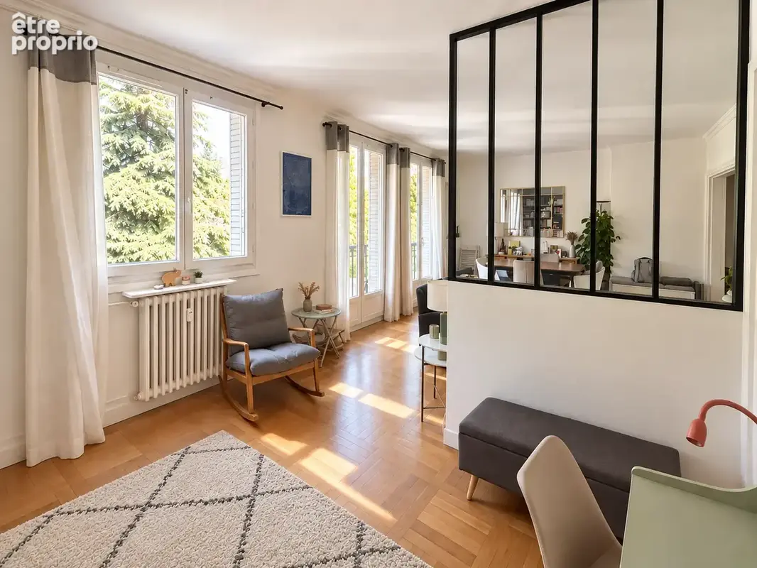 Appartement 4 pièces avec balcon et parking dans une résidence familiale et arborée proche du métro ligne10 - photo 4