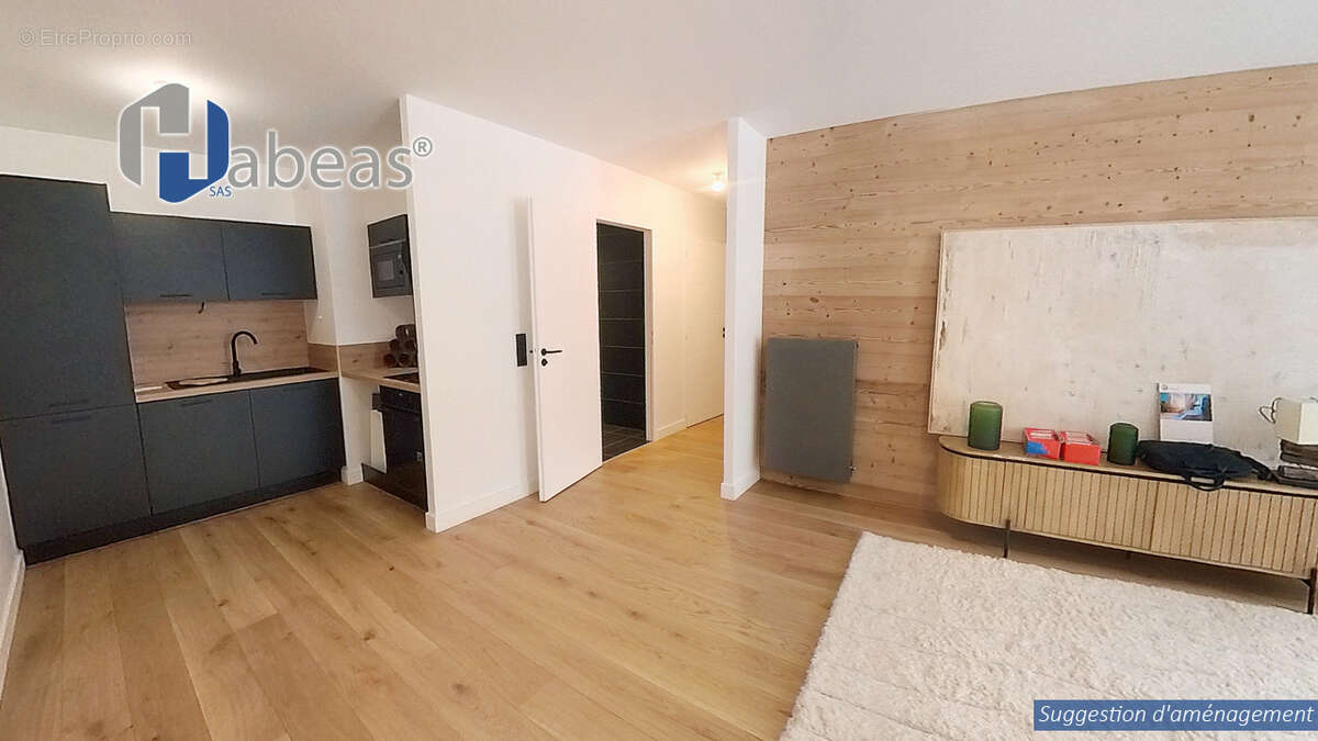T2 avec 1 chambre et un Balcon de 16.31m², Un Casier à Ski, et un cellier - photo 8