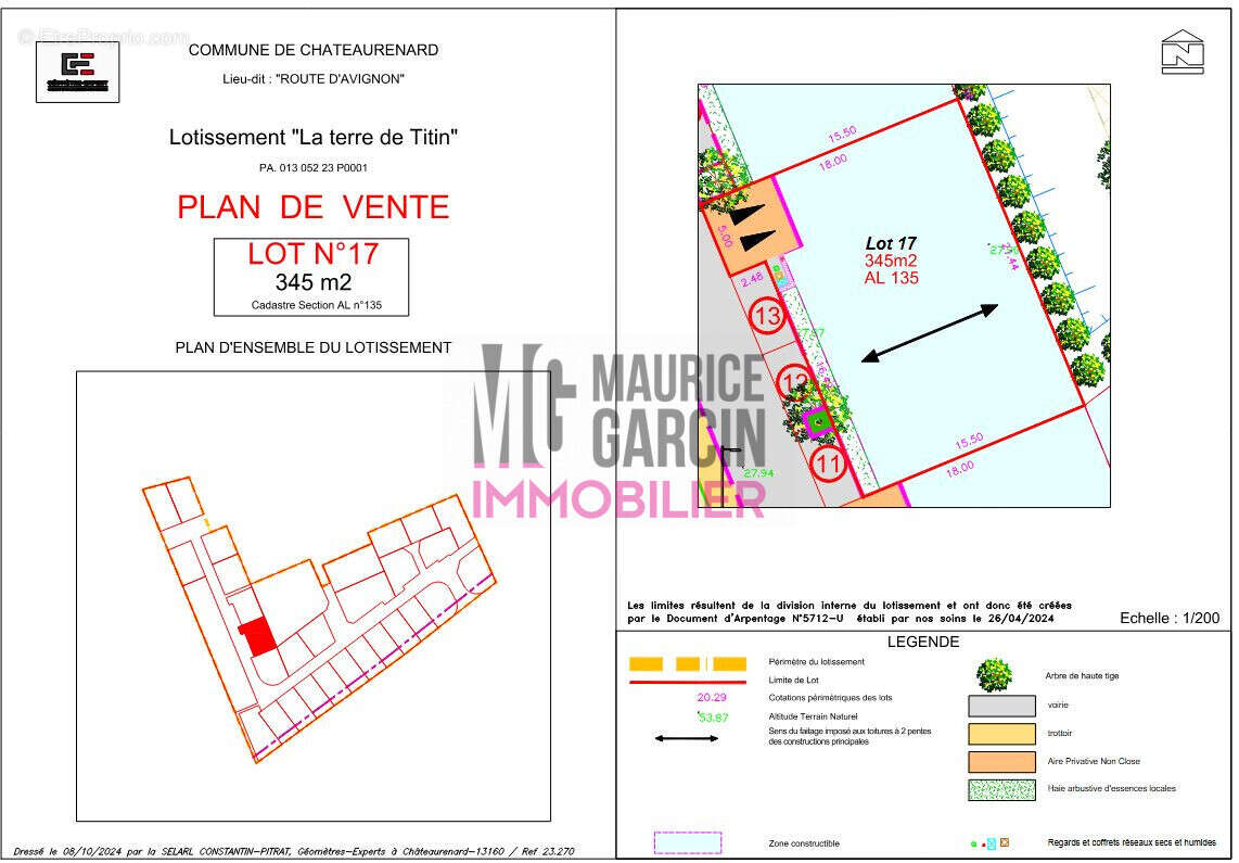 Terrain à CHATEAURENARD