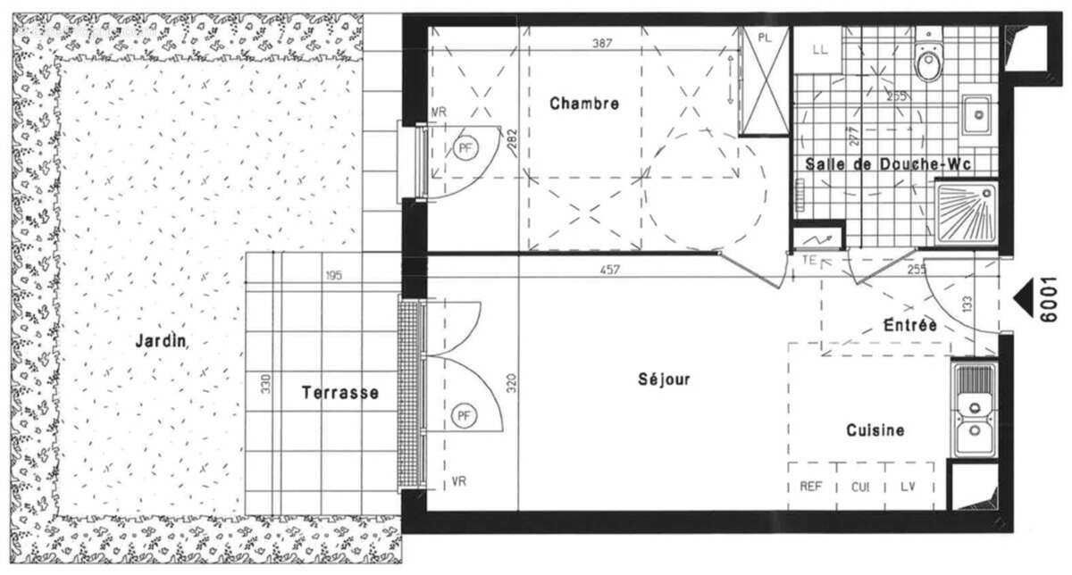 Pontault-Combault-Appartement 2 pièces-Très bon état- Résidence de 2017-Jardin-terrasse-Parking-lumineux-Bien agencé - photo 16