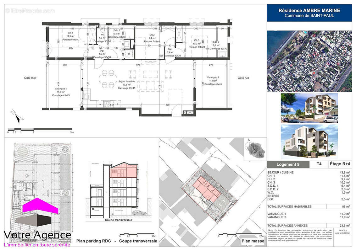 Appartement à SAINT-PAUL