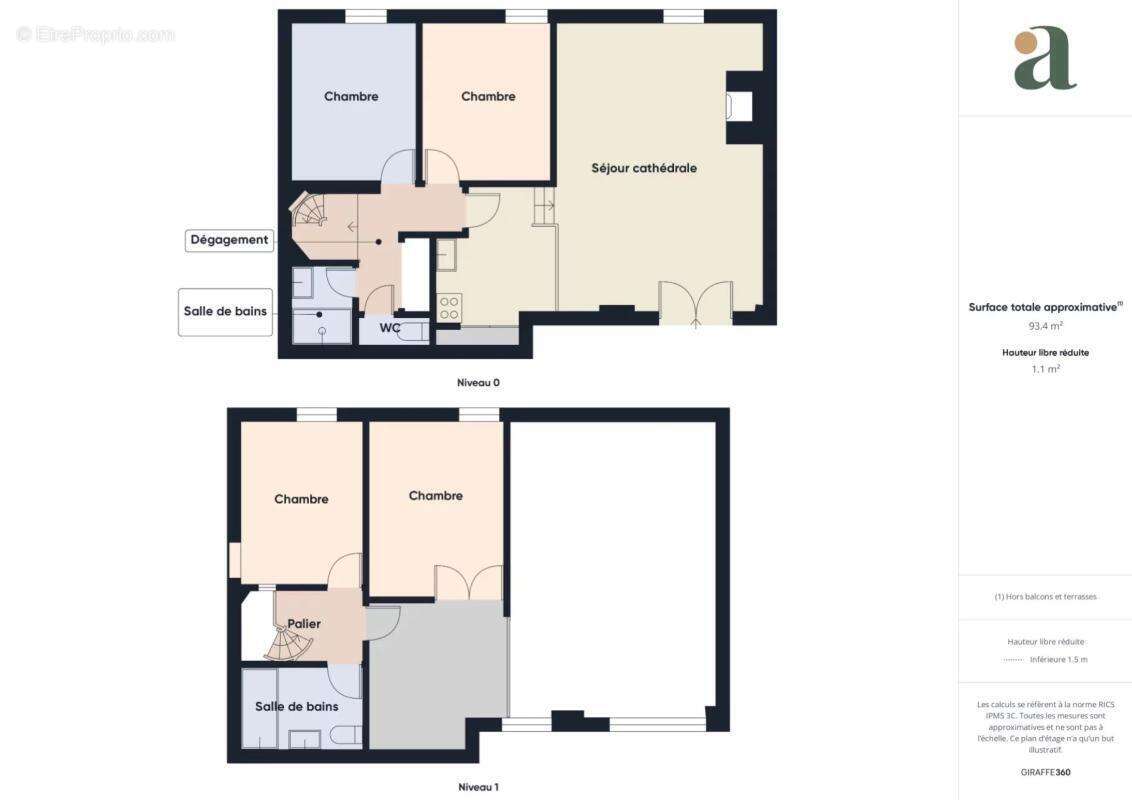 Duplex de caractère avec extérieur et beaux volumes en vente en vente à Les Lilas (93260) - photo 15