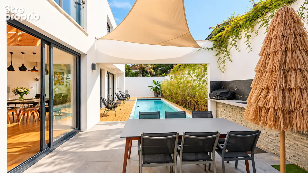 Architecture contemporaine - 2015 - piscine et grand garage - photo 9