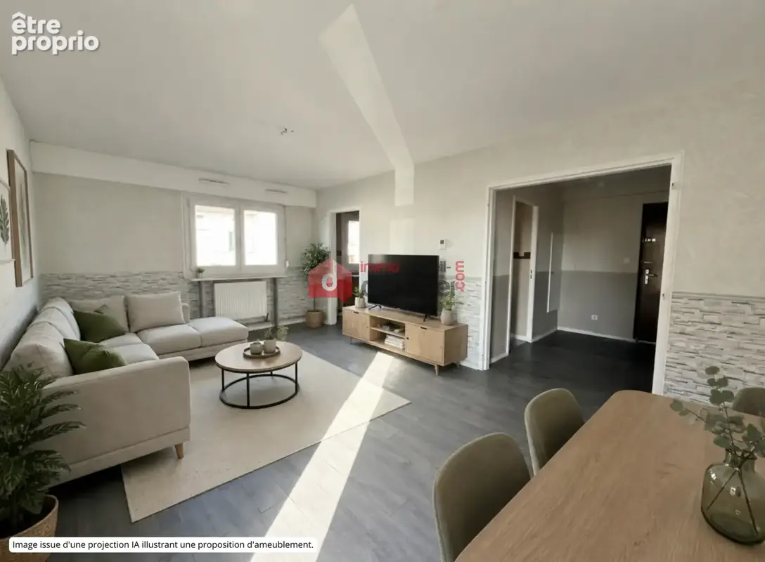 Appartement 3 pièces 69 m² · à Saint-Max · 68,7 m² · 109 500 €