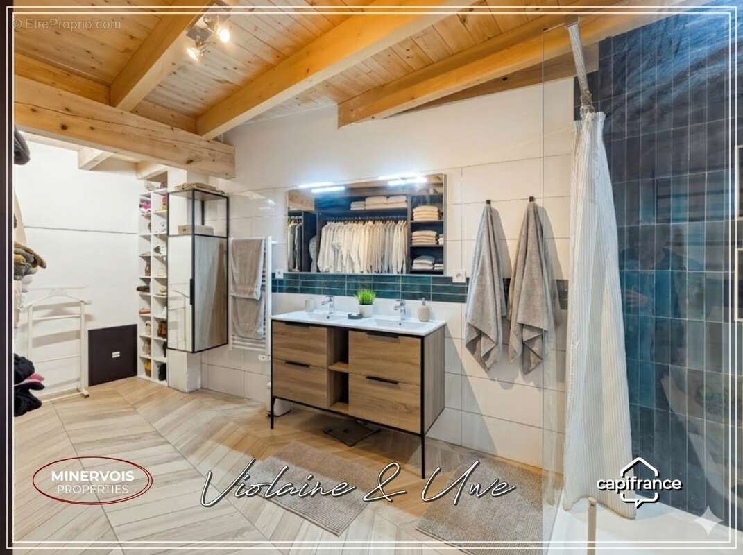 Maison bourgeoise de caractère avec jardin – 259 m² – Azille (Minervois) - photo 23