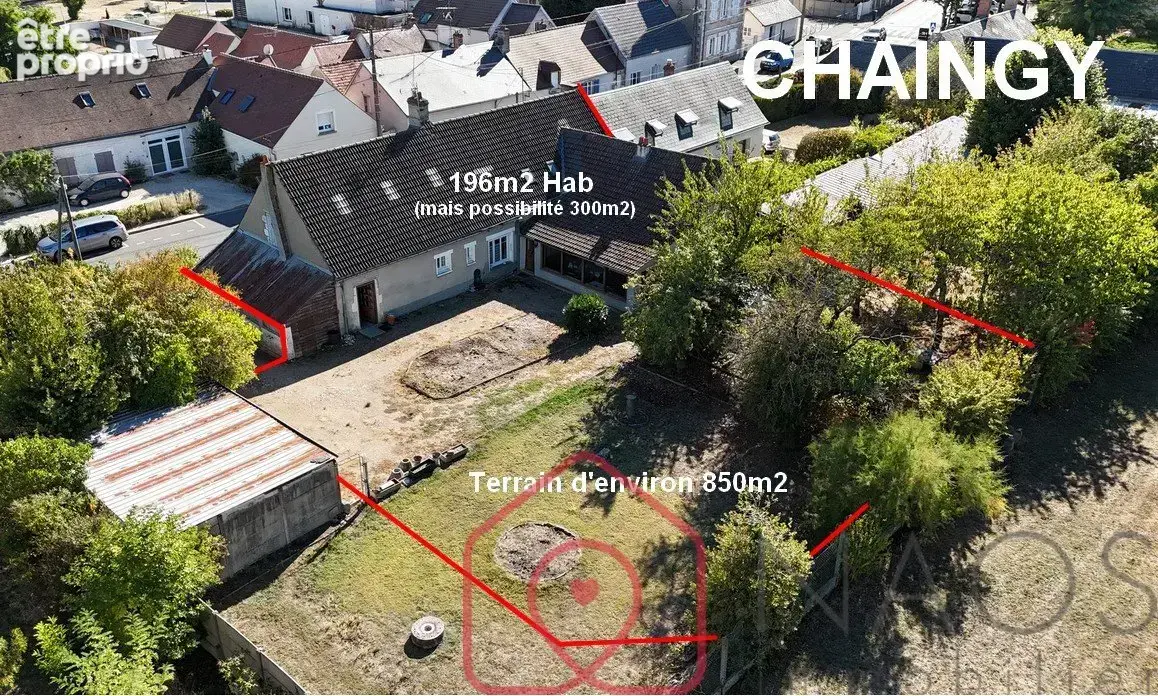 Chaingy - Centre-bourg -  Longère atypique de 196m2 habitables - photo 2