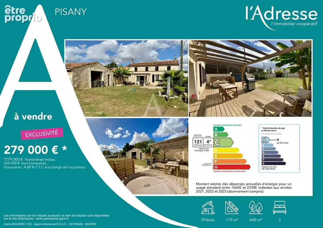 Maison Pisany 5 pièce(s) 180 m2 - photo 4