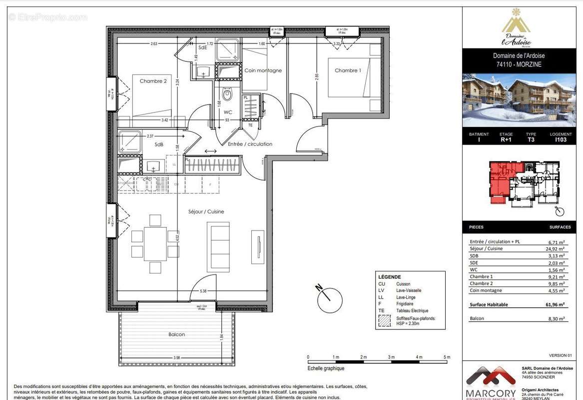 Appartement à MORZINE
