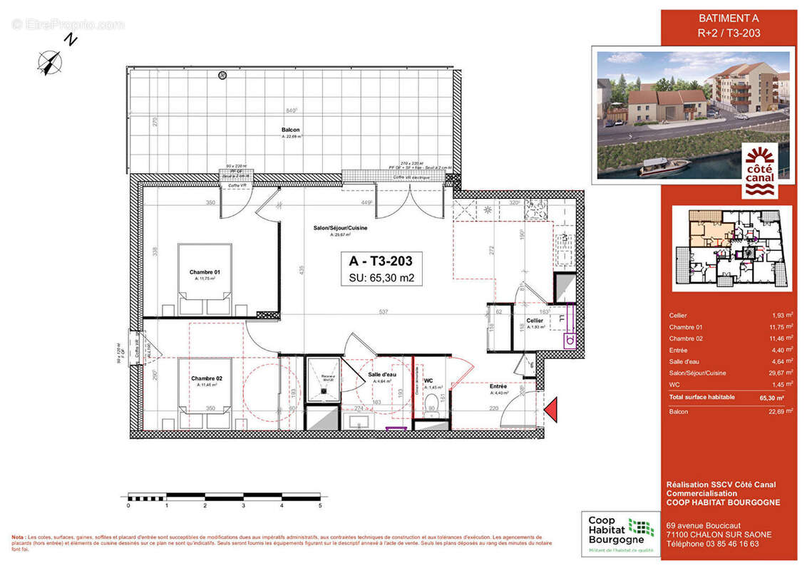Appartement 2 pièces avec terrasse et parking - photo 7