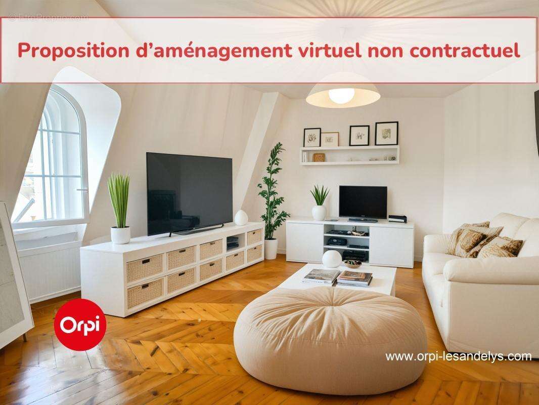 Les Andelys Centre ville-  Appartement T2 avec ascenseur - 59 m² - photo 3