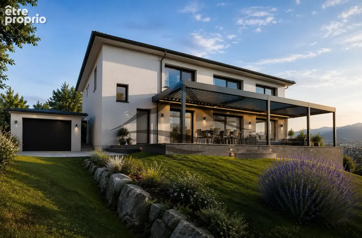 Cranves-sales   villa contemporaine   vue panoramique   prestations haut de gamme - photo 1
