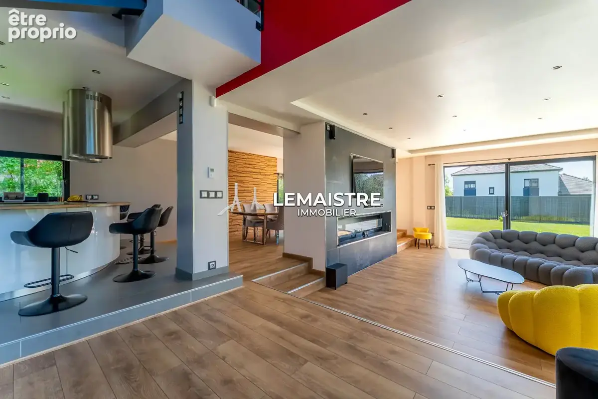 Maison à vendre - Fontaine-la-Mallet - 4 chambres - Contemporaine - Jardin - Double garage - photo 4