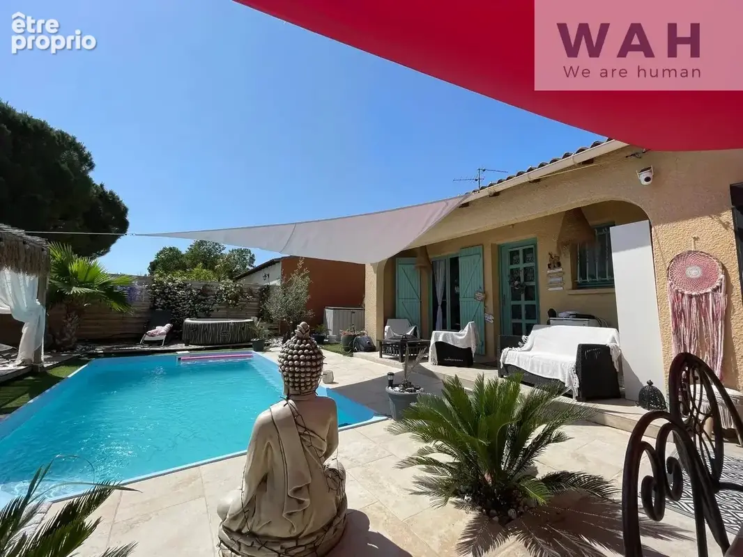 Maison t4 plain pied - jardin & piscine - 34400 lunel-viel - photo 19
