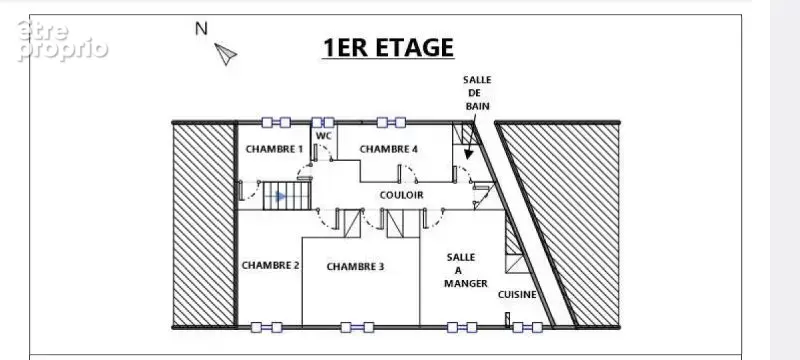 A rénové !! maison mitoyenne avec local commercial 154m² - photo 13
