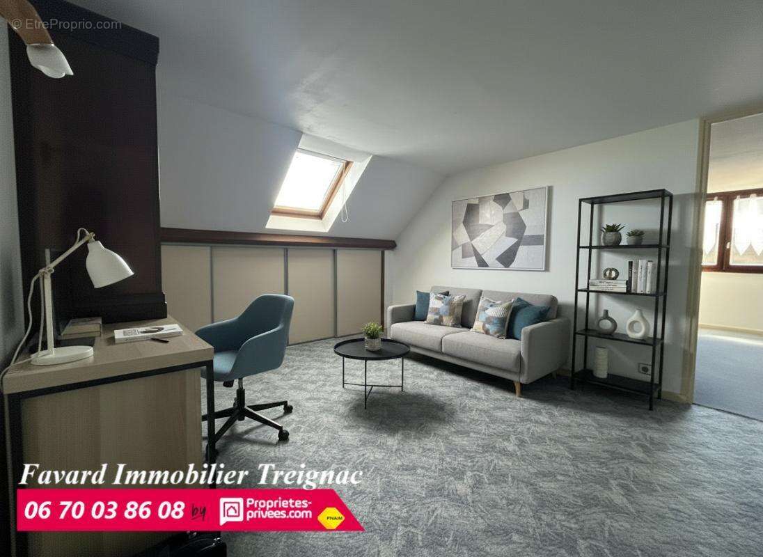 Maison  120 m²  3 chambres - garage  et  jardin plat  850 m² 19 260 TREIGNAC - photo 12