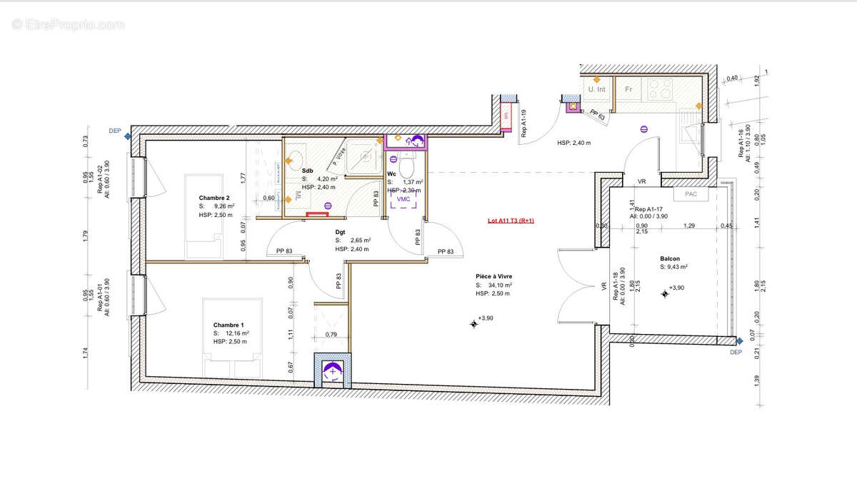 Appartement à SEPTEME