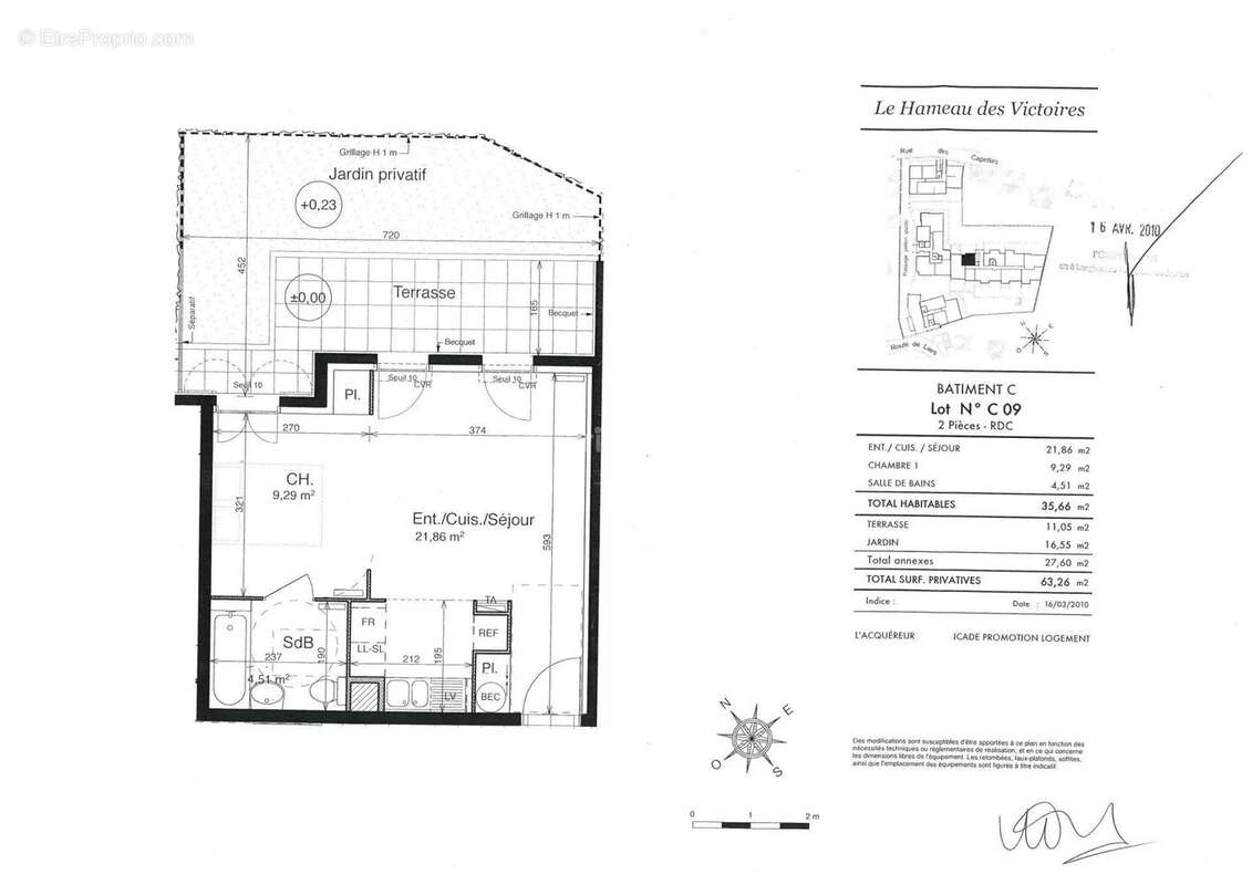 Appartement à LE PLESSIS-PATE