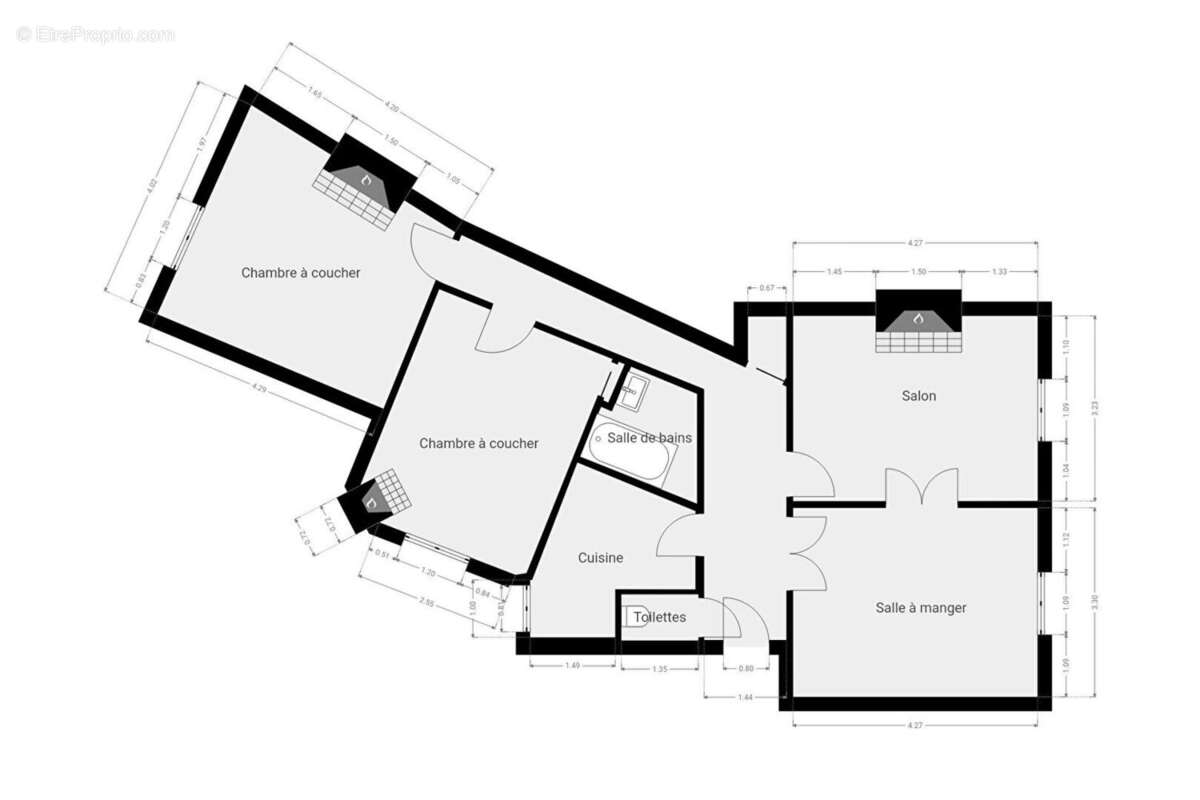 Appartement à PARIS-20E