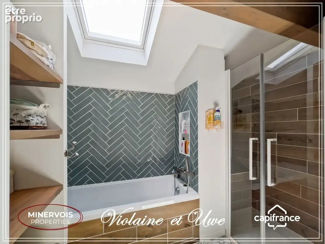 Maison contemporaine à ossature bois – dpe a – piscine au sel – la caunette - photo 26