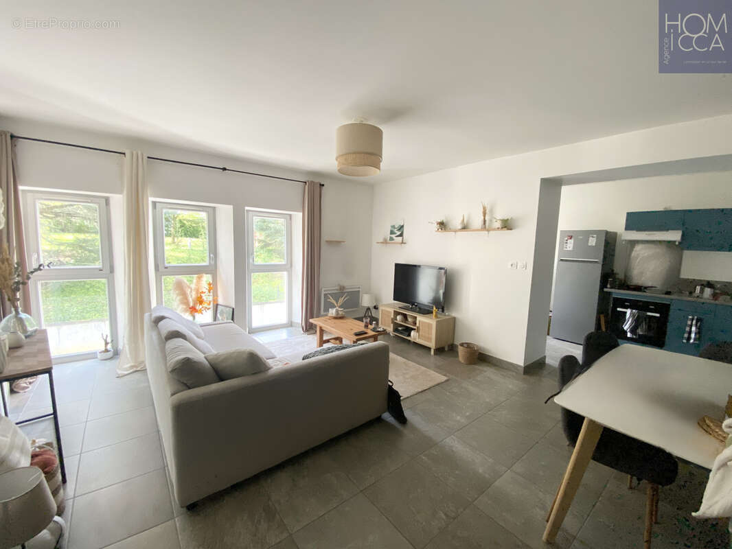 Lyon 5 la plaine immeuble recent standing appartement type 3 66m2 2 chambres parking double - photo 2