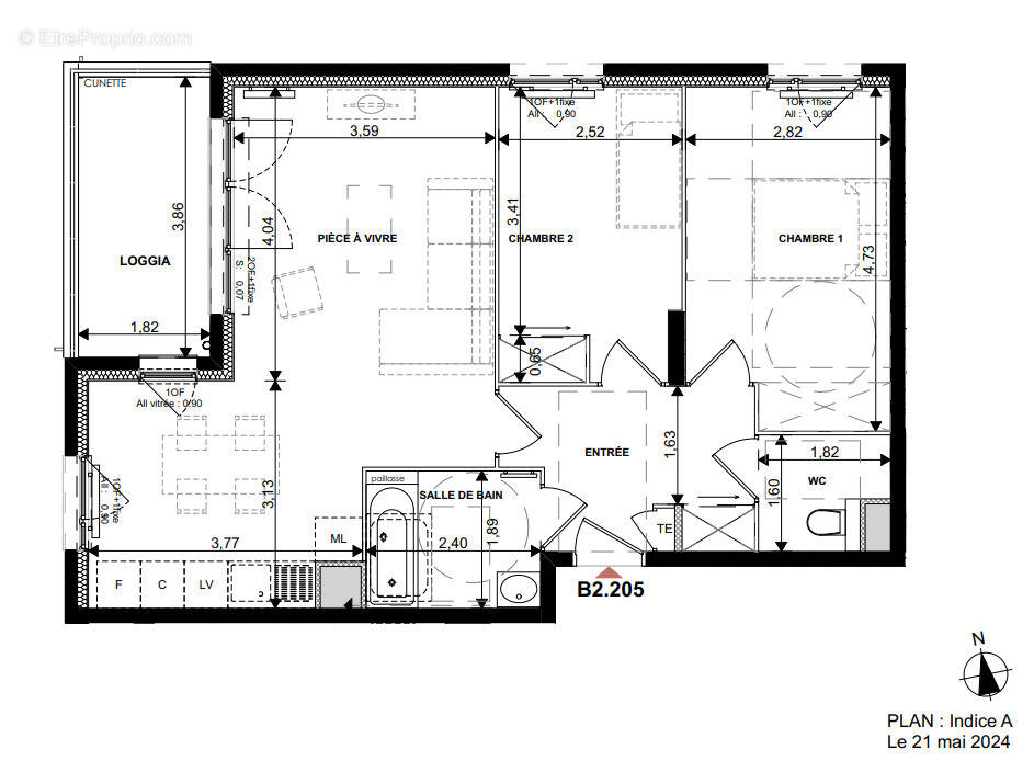 Appartement à ROUSSILLON